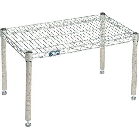 Nexel Poly-Z-Brite Wire Dunnage Rack, 30W x 14D x 14H P1430Z